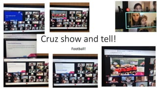 Cruz show and tell!
Football!
 