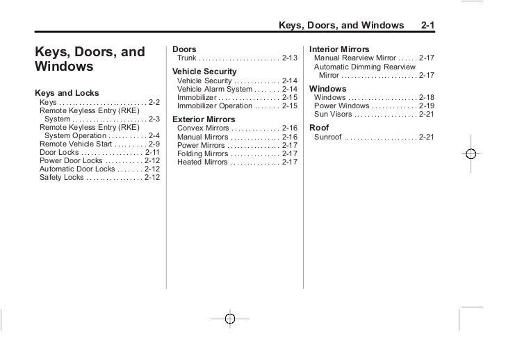 2011 CHEVY CRUZE OWNERS MANUAL PDF