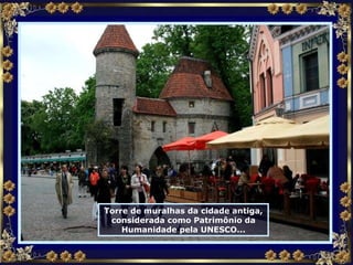 Torre de muralhas da cidade antiga, considerada como Patrimônio da Humanidade pela UNESCO... 