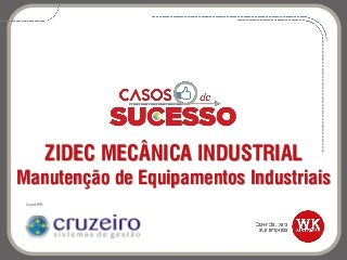 ZIDEC MECÂNICA INDUSTRIAL
Manutenção de Equipamentos Industriais
Canal WK:
 