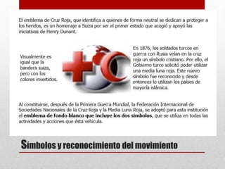 Símbolos y reconocimiento del movimiento
 