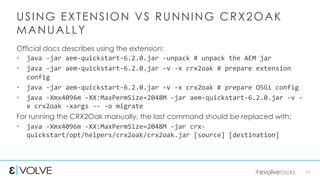 CRX2Oak - all the secrets of repository migration Slide 16