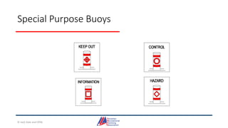 Special Purpose Buoys
© Jack Dale and CRYA
 