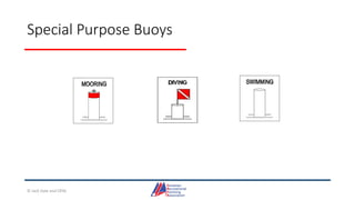 Special Purpose Buoys
© Jack Dale and CRYA
 