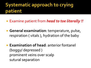 Crying baby practical approach | PPTX