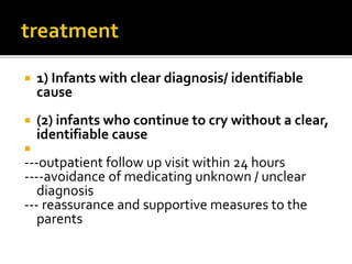 Crying baby practical approach | PPTX