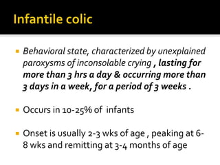 Crying baby practical approach | PPTX