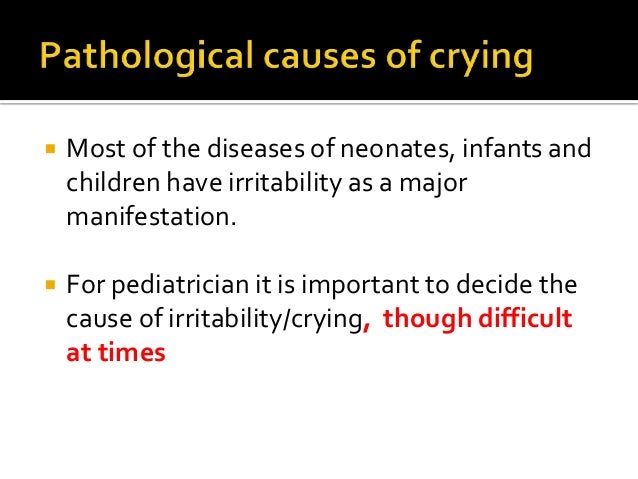 excessive crying in infants