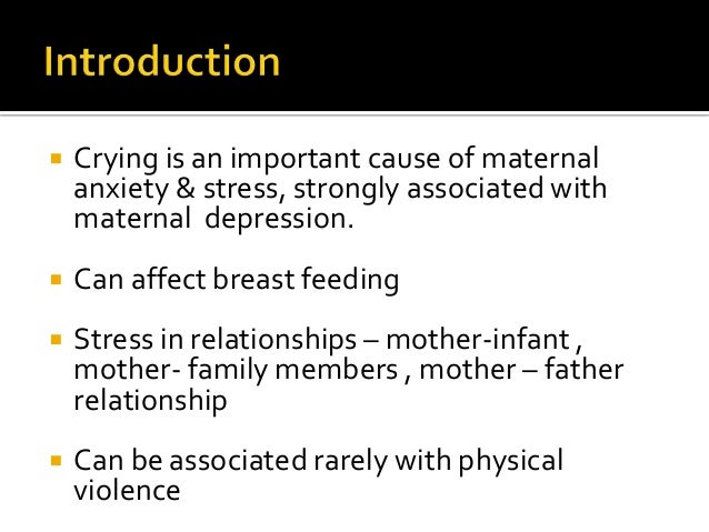 excessive crying causes