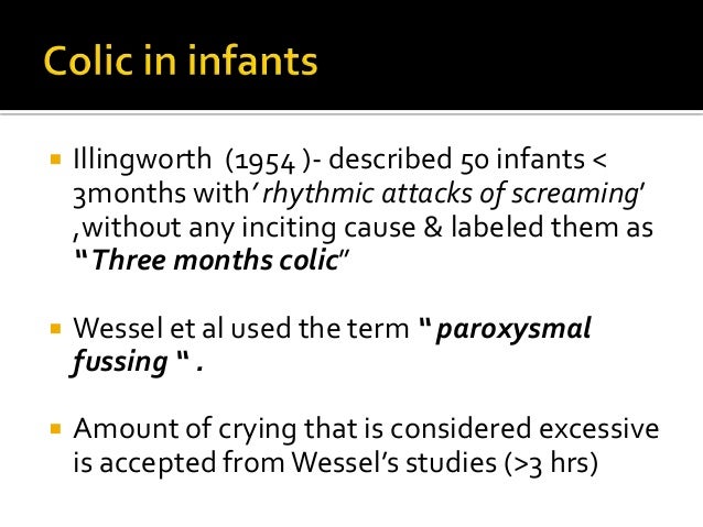 excessive crying in infants
