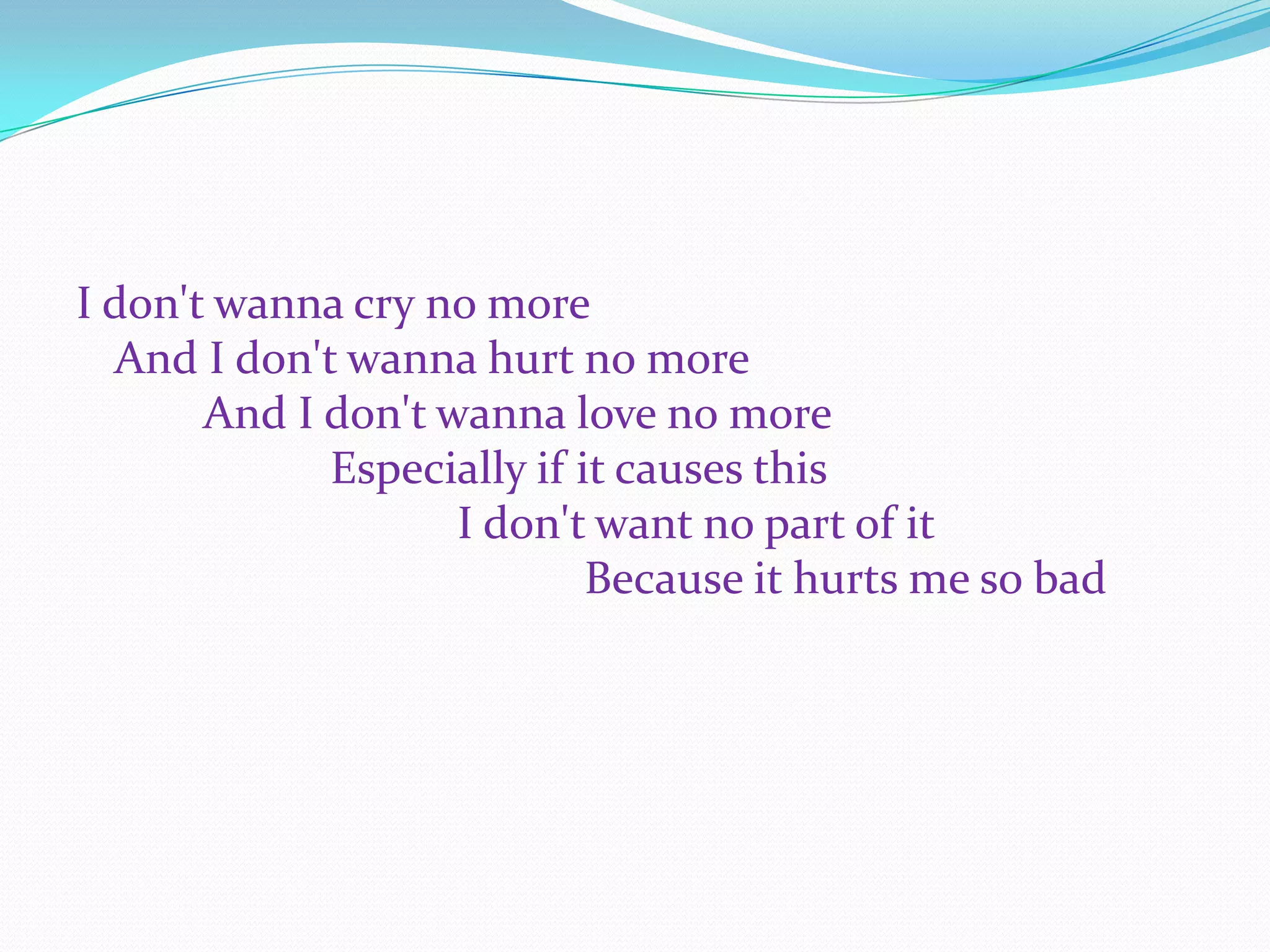 Cry No More(Chris Brown) | PPTX | Contemporary Hits/Pop/Top 40 | Music