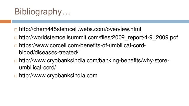 Annotated bibliography cord blood banking 06 picture
