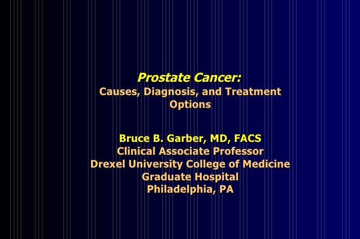 Prostate Cancer Risk Factors