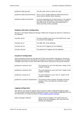Cryoserver Configuring Groupwise | PDF