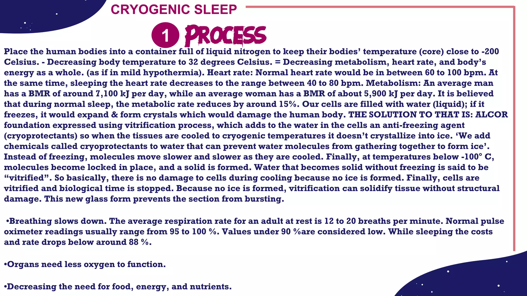 Cryosleeping | PPT