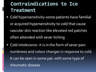 Cryotherapy in Physiotherapy | PPTX