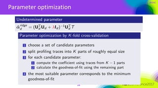 #RSAC
Parameter optimization
16
 