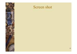 Screen shot




              19
 