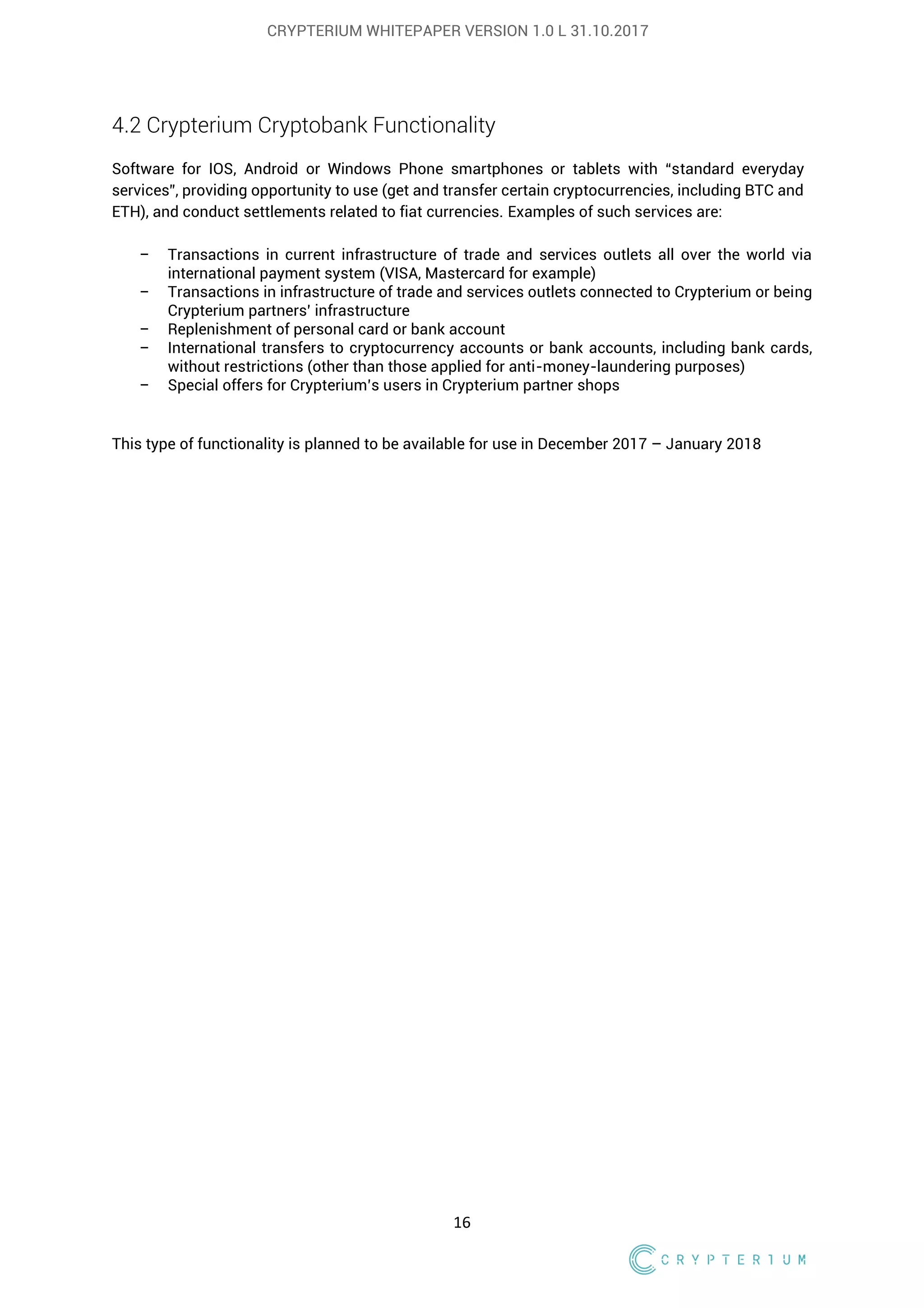 Crypterium Whitepaper | PDF