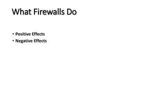 Firewall Design and Implementation | PPTX