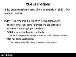 Rc4 Definition Basics of Cryptography - Stream ciphers and PRNG | PDF