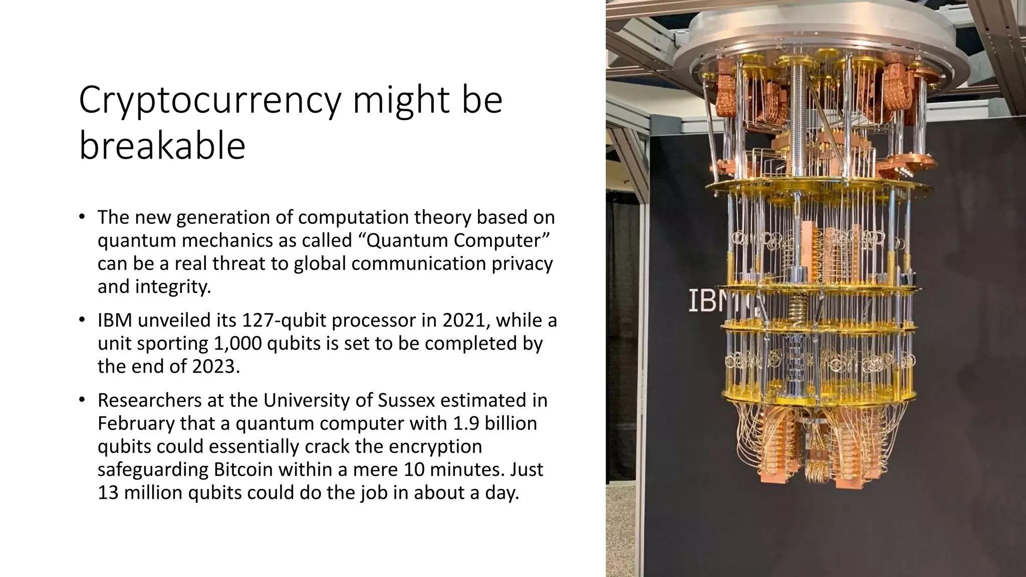 Cryptocurrency; The future of Money? | PPTX