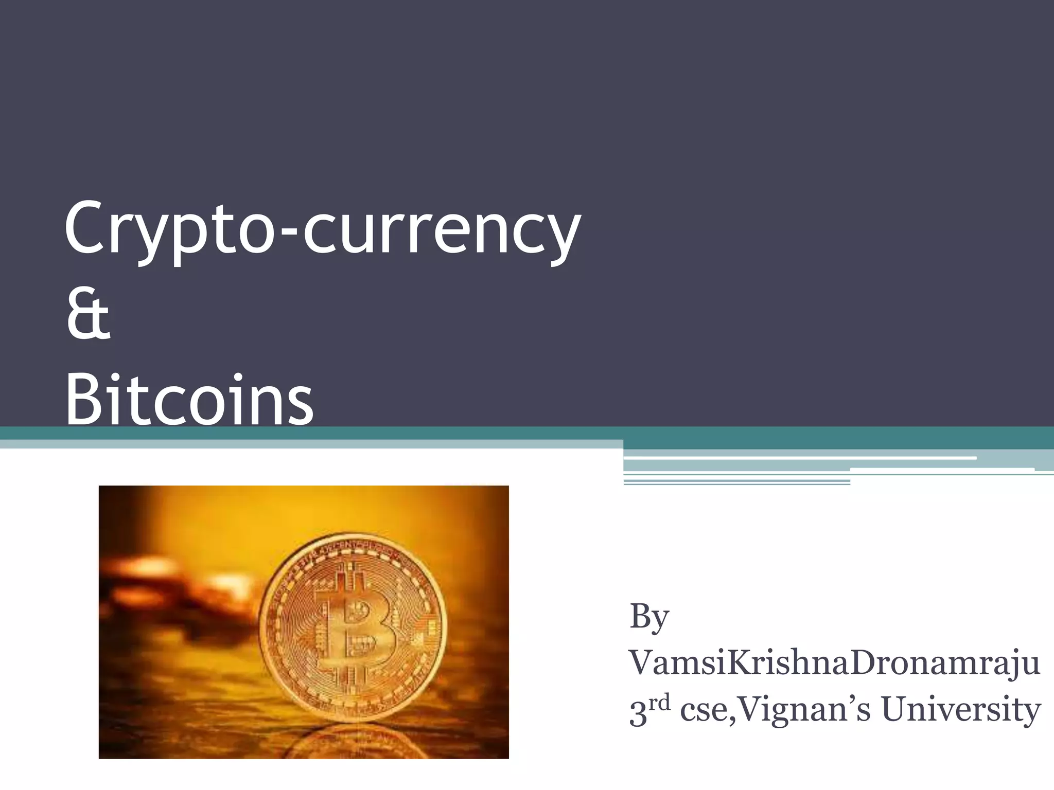 Crypto currency | PPTX