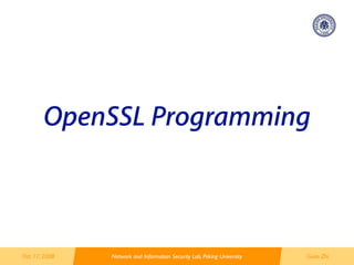 Crypto With OpenSSL