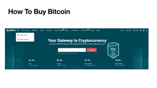 How To Buy Bitcoin
 