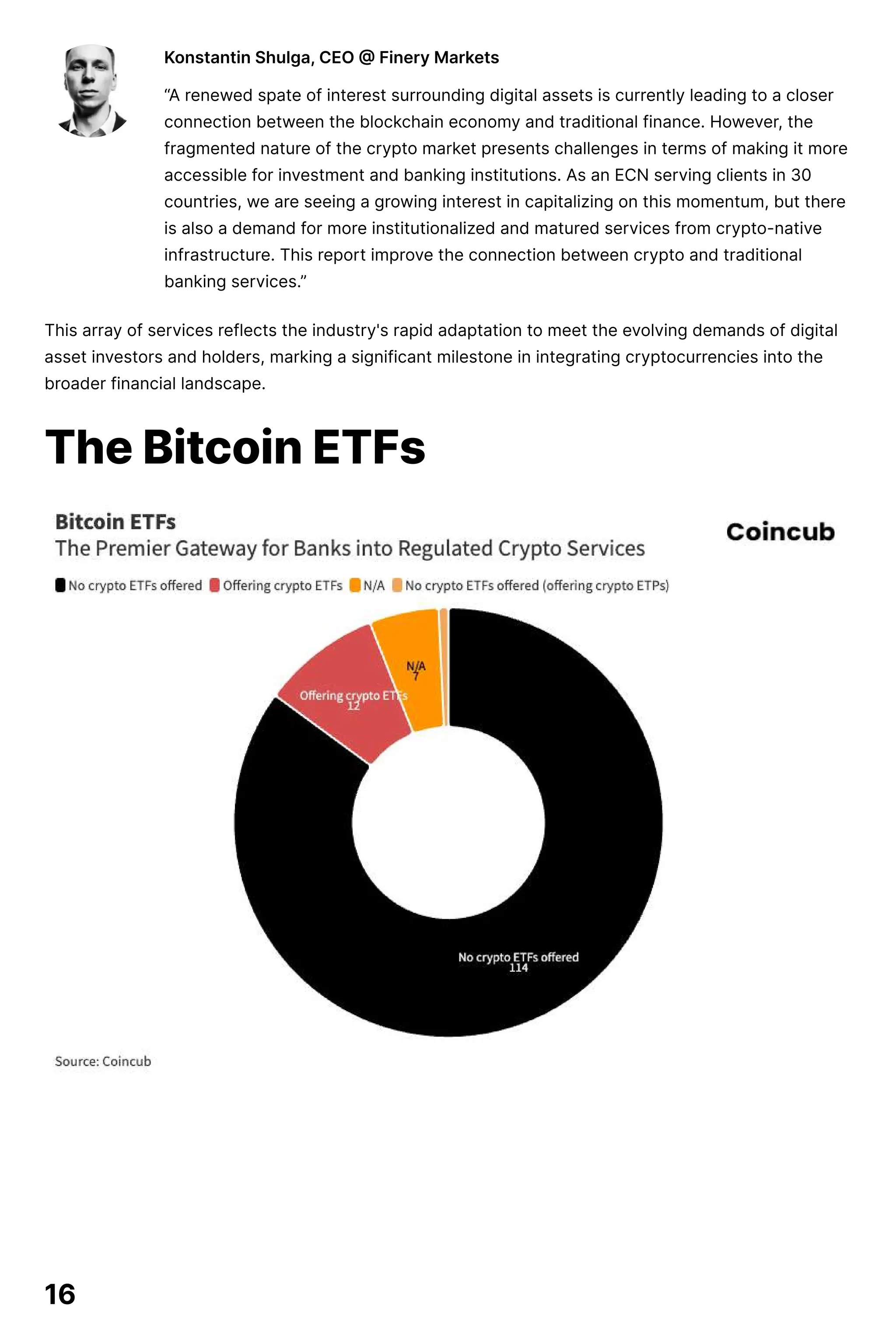 Crypto Banking Report 2024 | Executive Summary | PDF