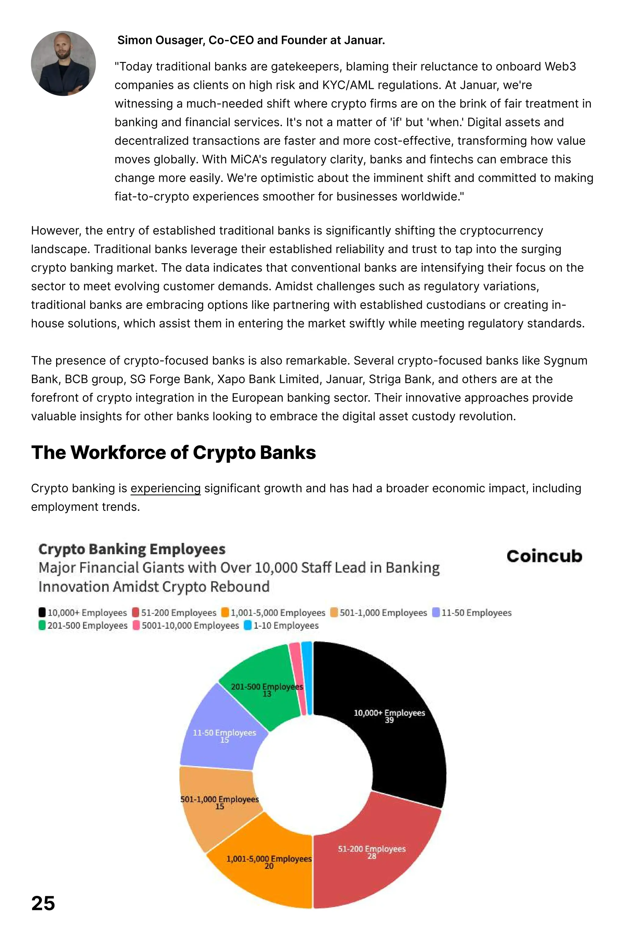 Crypto Banking Report 2024 | Executive Summary | PDF