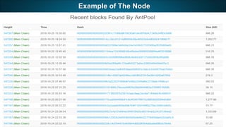 107August 2019 Crypto, Bitcoin & Blockchain
Example of The Node
 