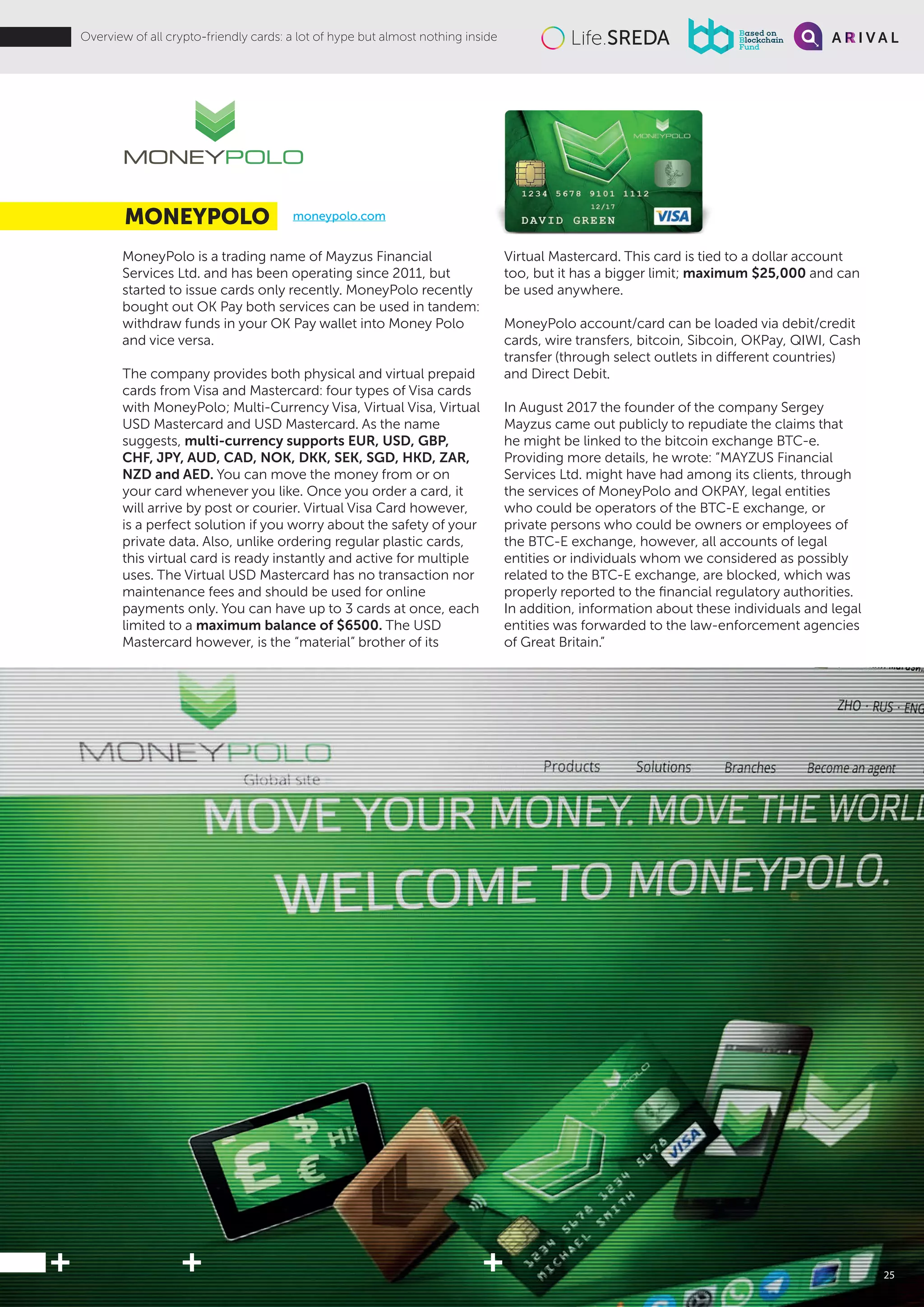 All 25 Crypto-Friendly Bank Cards | PDF