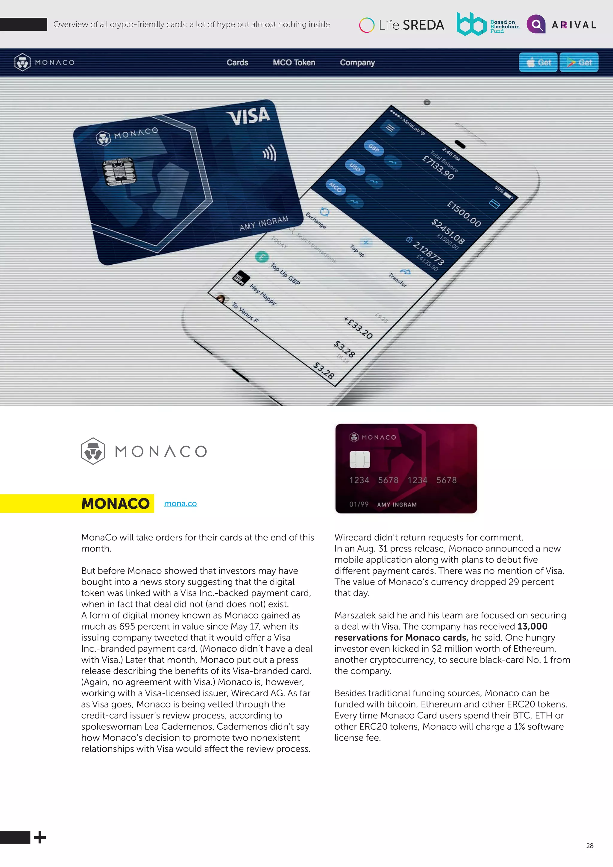 All 25 Crypto-Friendly Bank Cards | PDF