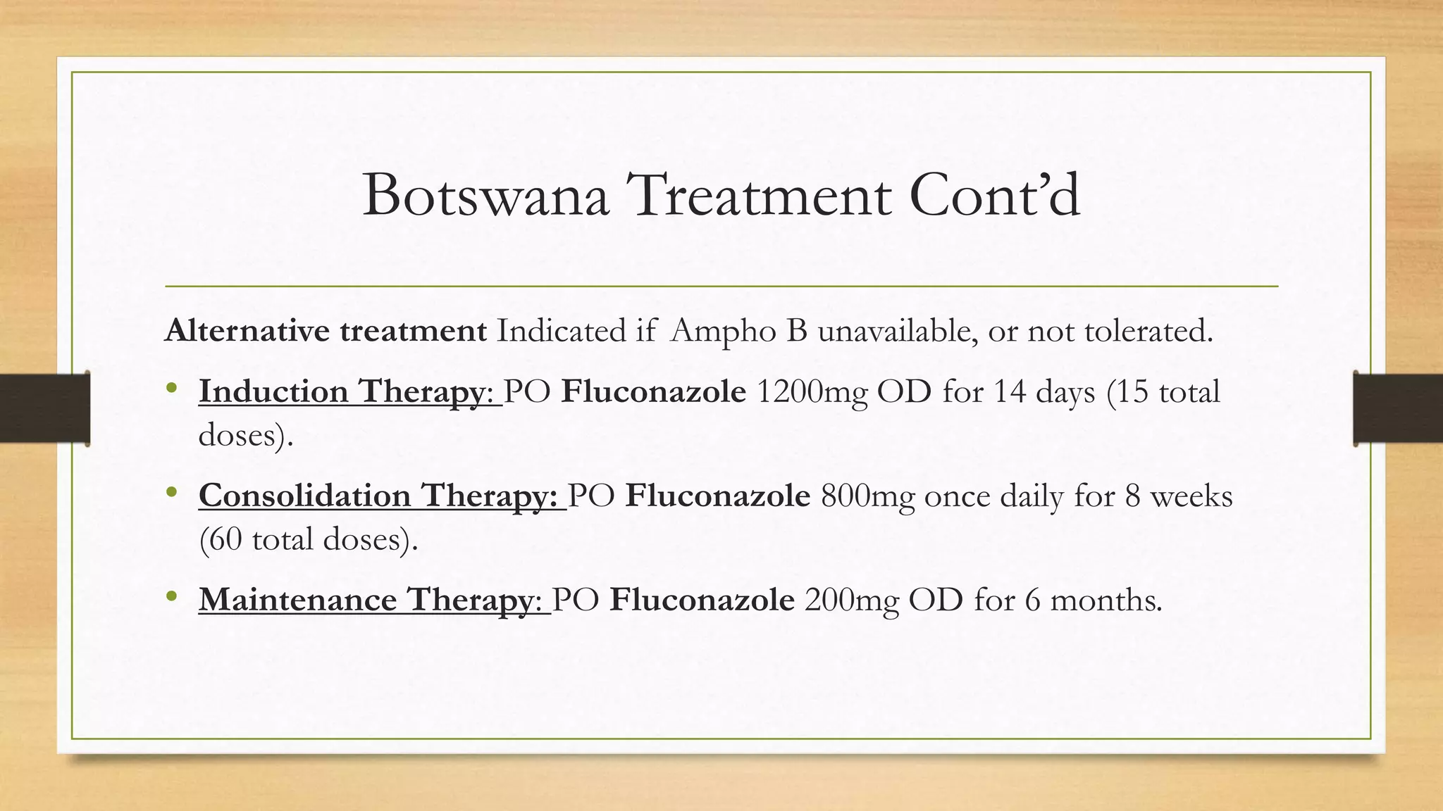 Cryptococcal Meningitis | PPTX