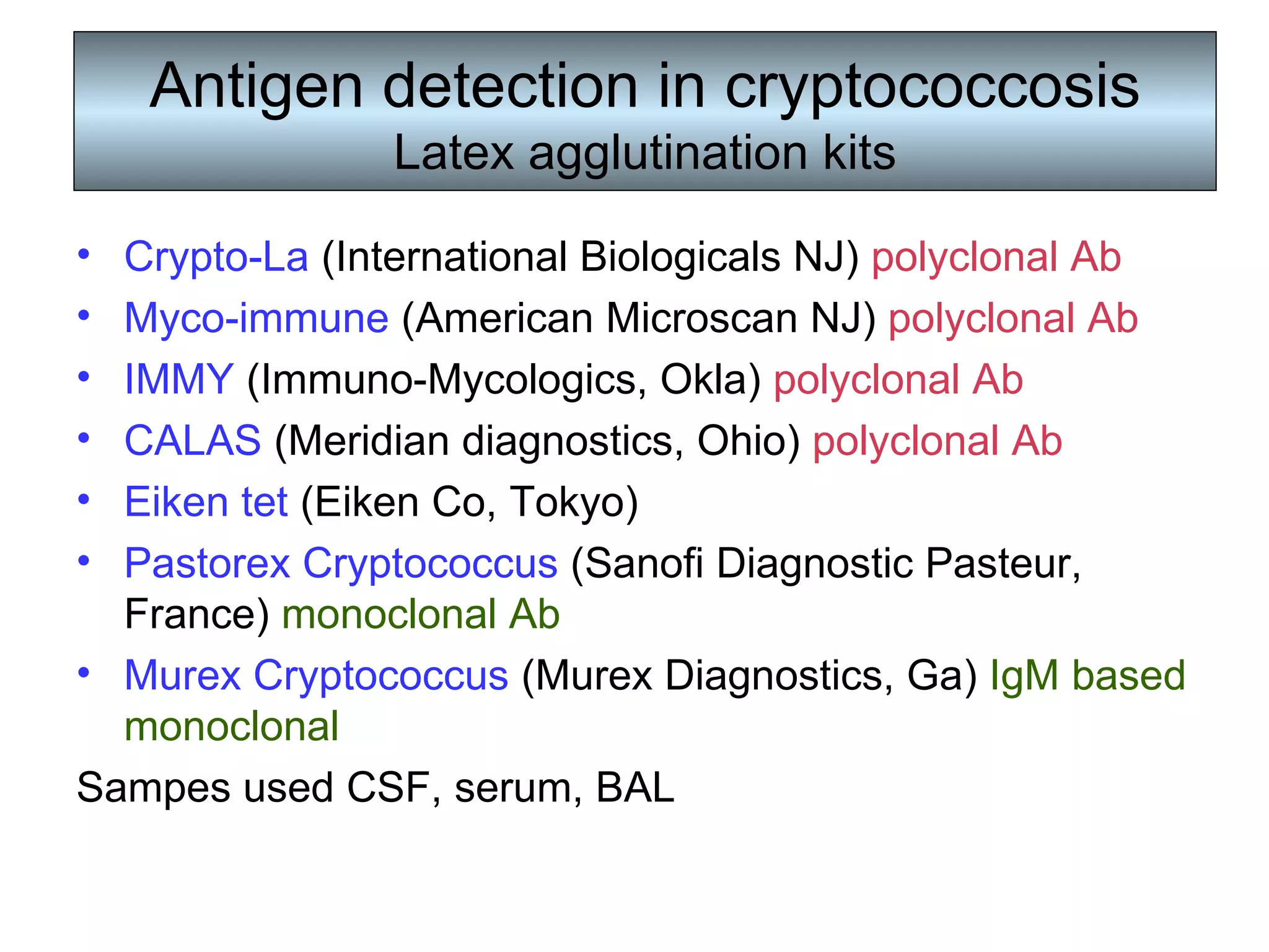 Cryptococcosis neetu | PPT