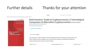 Further details Thanks for your attention
 