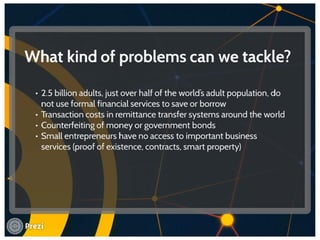 Cryptocurrencies as development enablers1