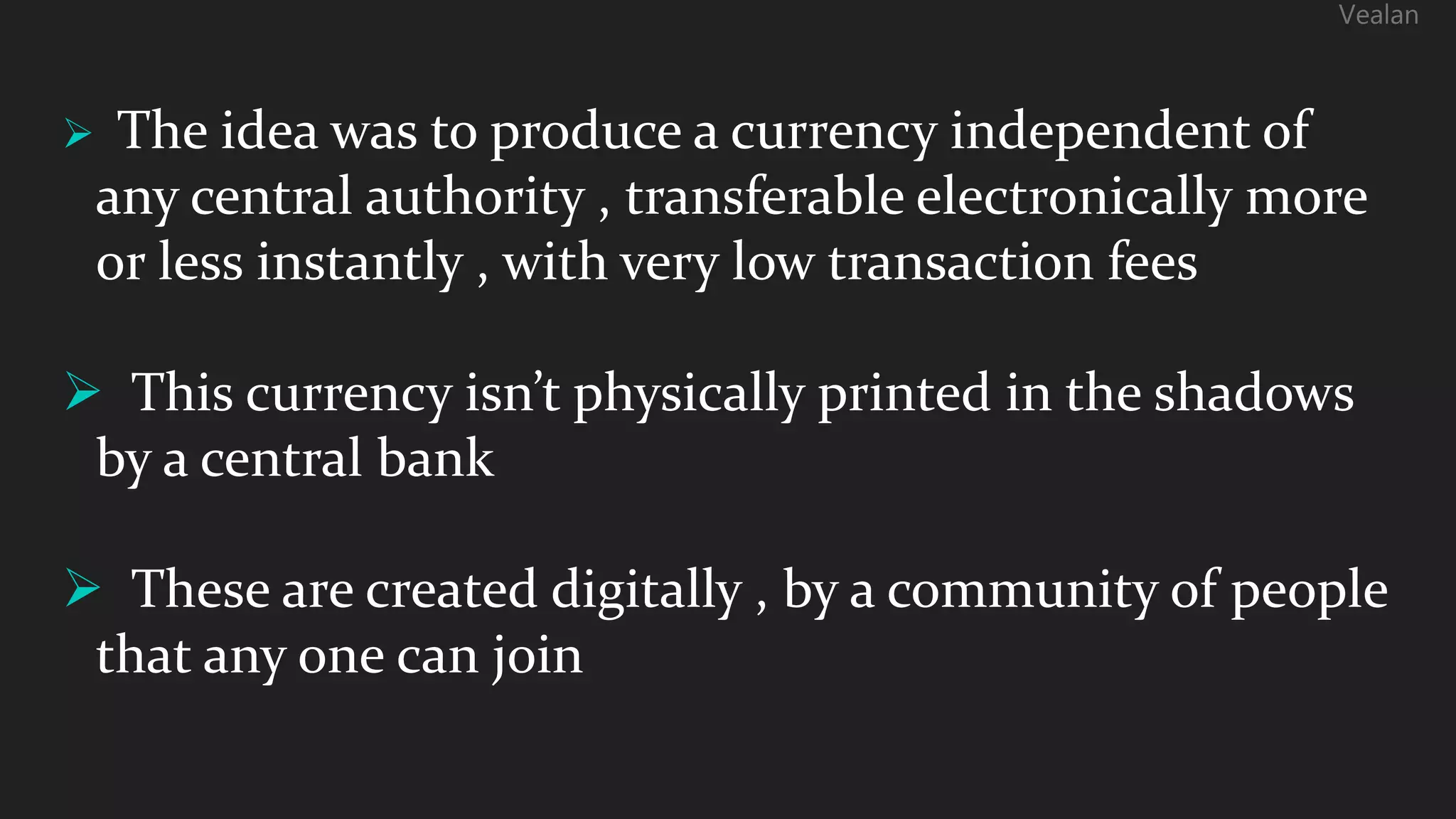 Crypto currency - a digital asset | PPTX