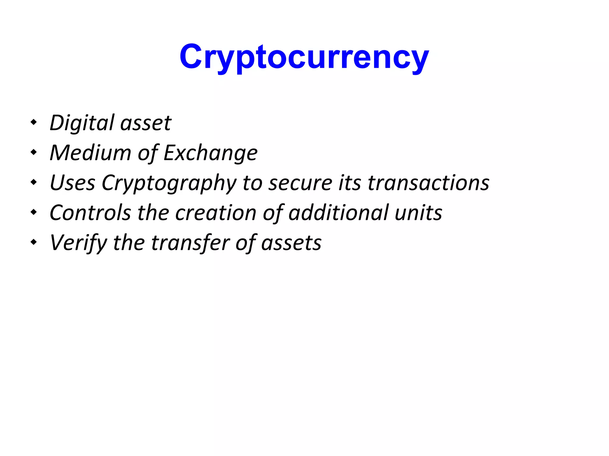What is Cryptocurrency? | Introduction to Cryptocurrency | Cryptocurrency |  ODP