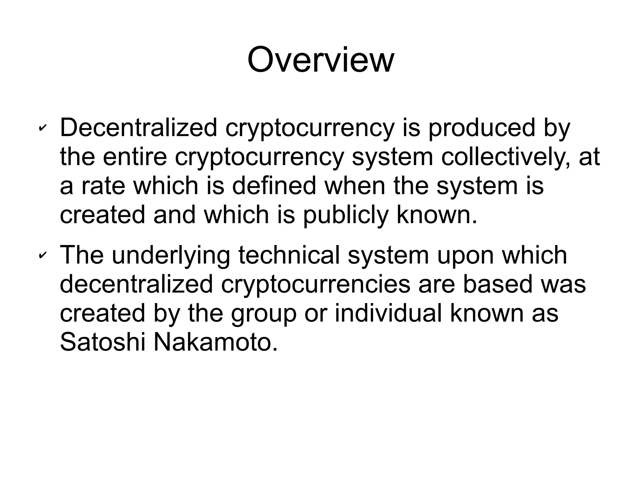 What is Cryptocurrency? | Introduction to Cryptocurrency | Cryptocurrency |  ODP