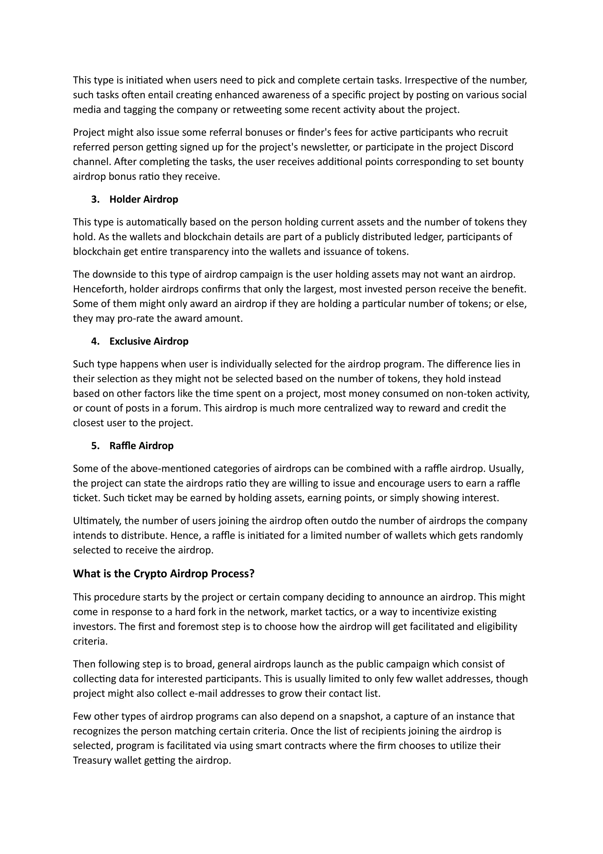 Cryptocurrency airdrop what is it and how does it work docx