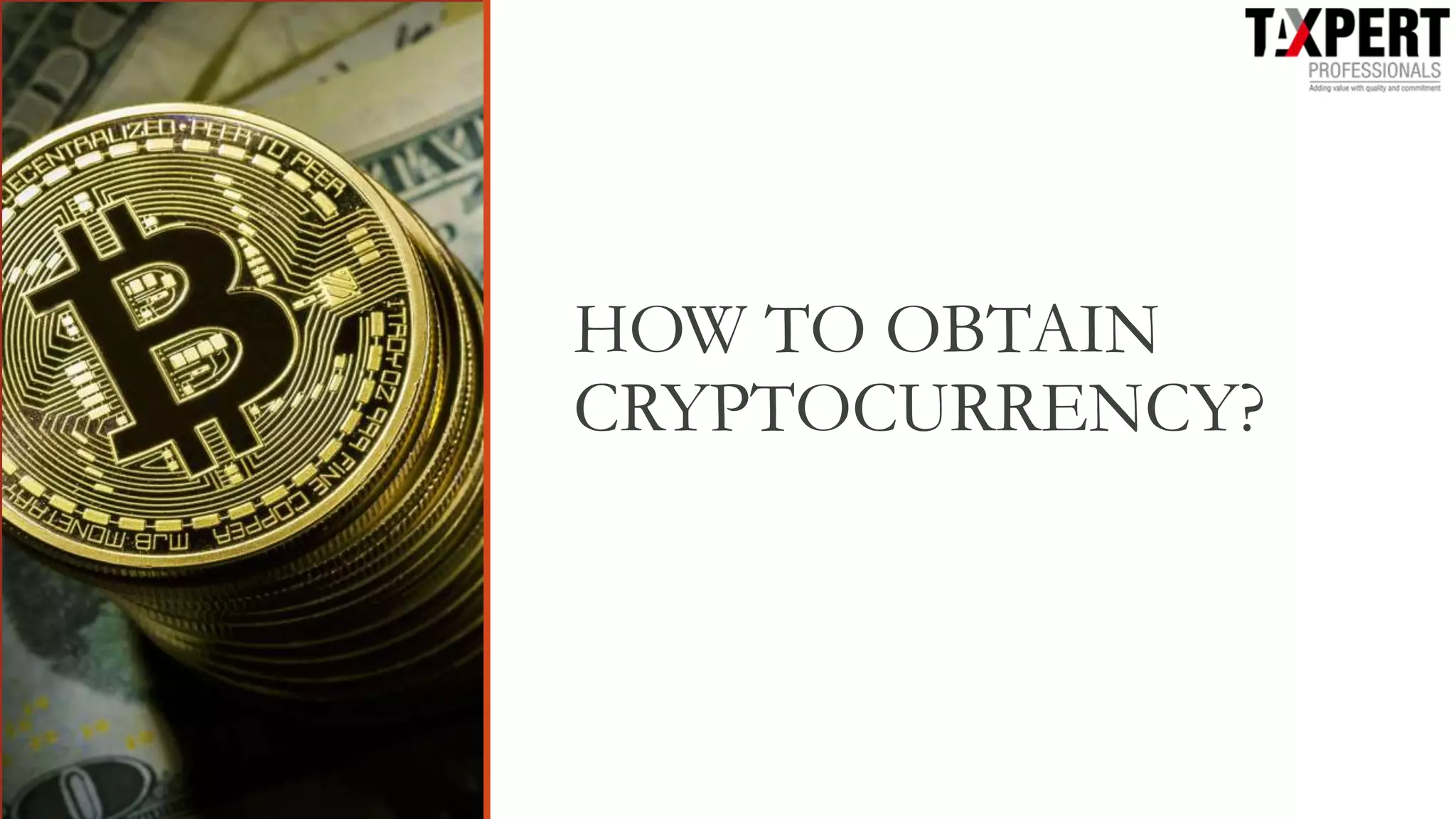 Cryptocurrency and taxation | PPTX