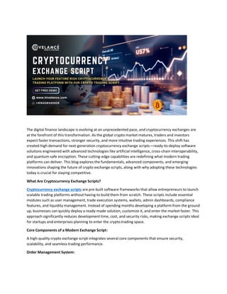 Money Transaction Scripts Cross Chain Crypto Exchange Script – Proven Scripts for High ...