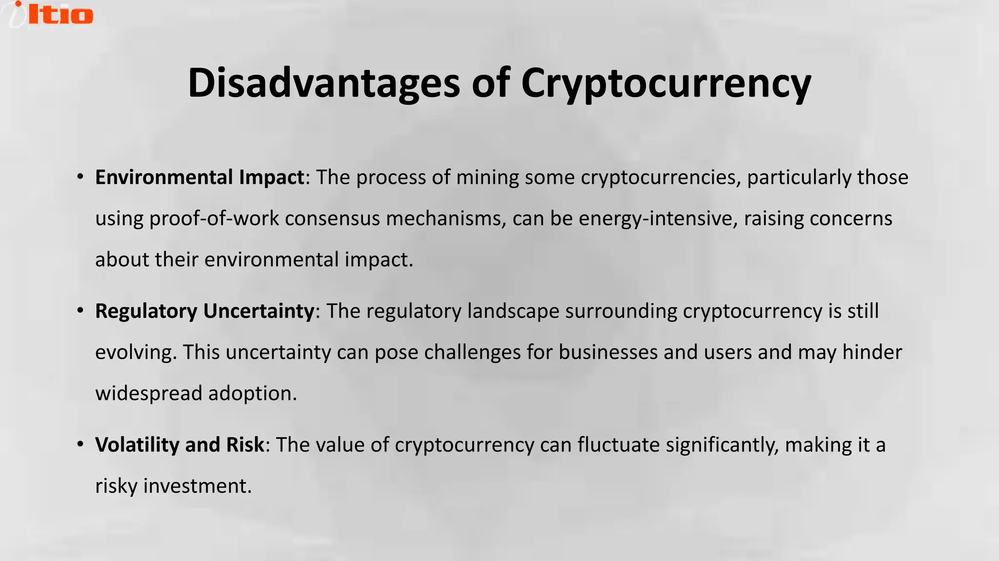 Cryptocurrency its types working benefits and disadvantages | PPTX