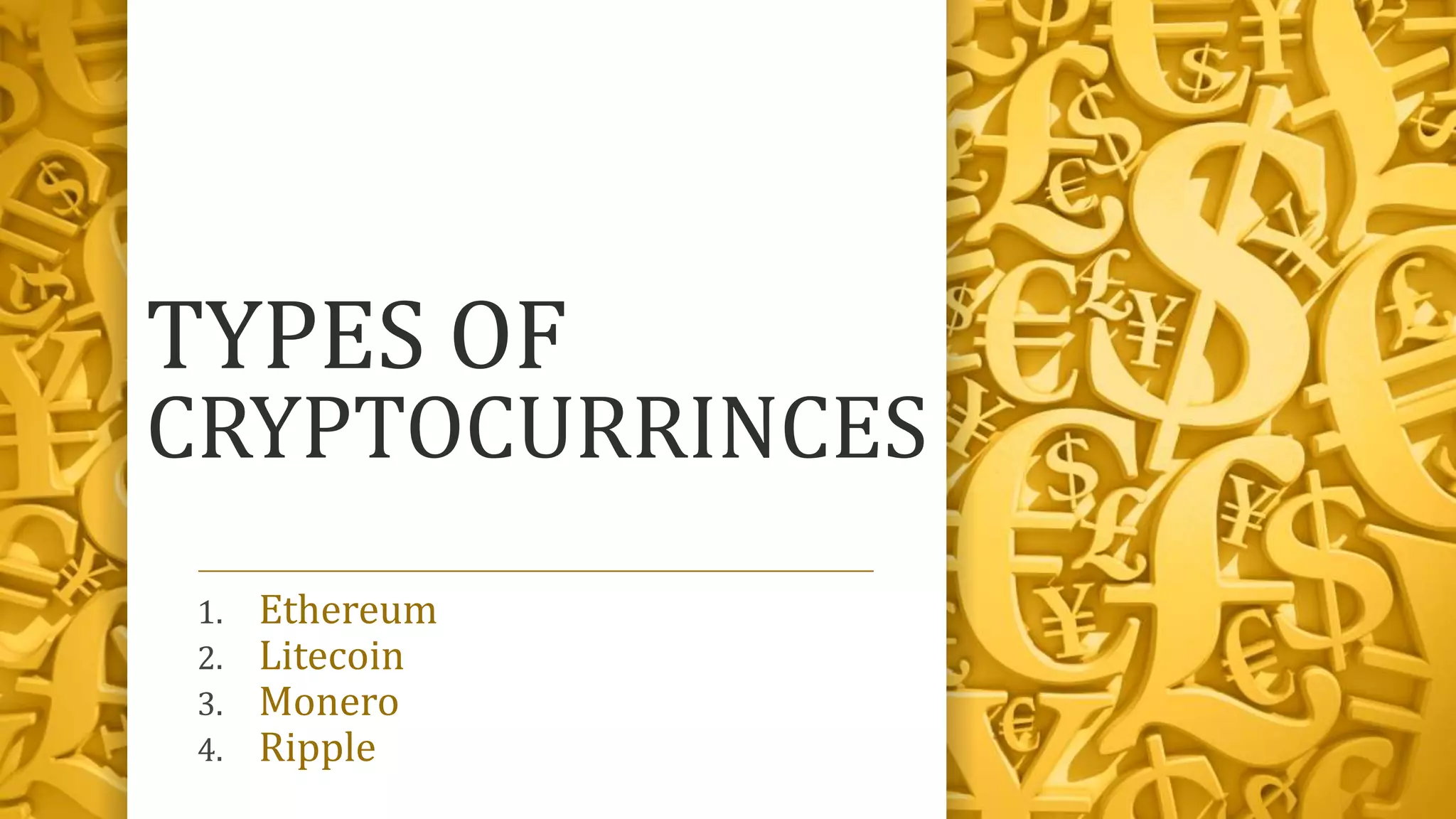 What is Cryptocurrencies? Impact on World Economy & Indian Economy | PPTX