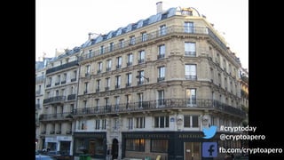 #cryptoday
@cryptoapero
fb.com/cryptoapero
 