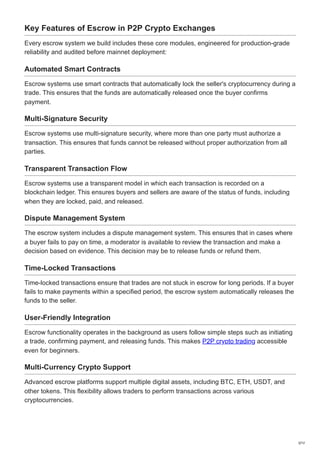 Crypto Escrow System Development Company Secure Solutions for Digital ...