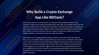 How Much Does It Cost to Build a Crypto Exchange App Like BitOasis? | PPTX