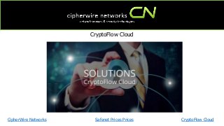 CipherWire Networks
CryptoFlow Cloud
Safenet Prices Prices CryptoFlow Cloud
 